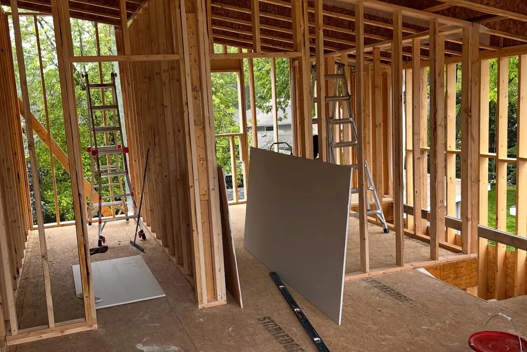 Central Avenue Attached ADU Construction - Insulation Phase